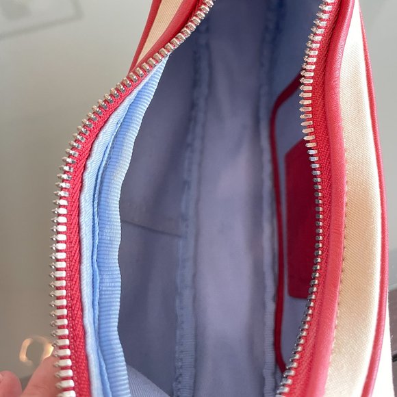 Coach Red and Cream Shoulder Bag - Picture 8 of 10